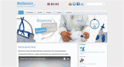 Desktop Screenshot of bioservicetunisie.com